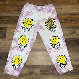 Chinatown market x Grateful Dead smiley sweatpants